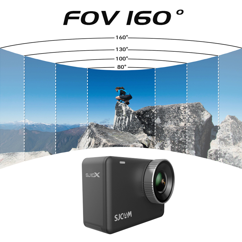SJCAM SJ10X caméra d'action ét - Drone Camera Action avis et prix